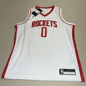 New L Youth Houston Rockets Russell Westbrook #0  White Jersey